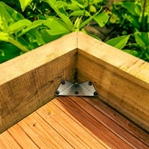 Flanged-Angle 100mm Corner Reinforcement Bracket